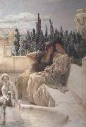 Alma-Tadema, Sir Lawrence Whispering Noon (mk23) oil on canvas